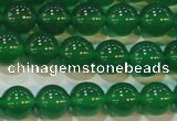 CAG6605 15.5 inches 8mm round green agate gemstone beads