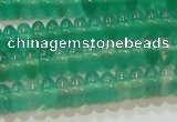 CAG6620 15.5 inches 3*6mm rondelle green agate gemstone beads