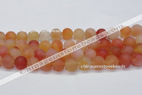 CAG6693 15 inches 14mm round multicolor pilates agate beads