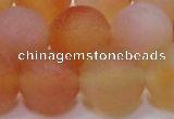 CAG6694 15 inches 16mm round multicolor pilates agate beads