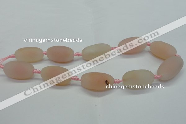 CAG6755 15 inches 16*28mm – 18*30mm drum pilates agate beads