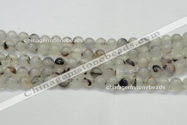 CAG6761 15 inches 8mm round Montana agate beads wholesale