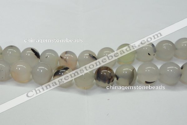 CAG6764 15 inches 14mm round Montana agate beads wholesale