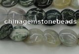 CAG6770 15.5 inches 12mm flat round Indian agate beads wholesale