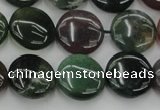 CAG6771 15.5 inches 14mm flat round Indian agate beads wholesale