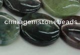 CAG6775 15.5 inches 25mm flat round Indian agate beads wholesale