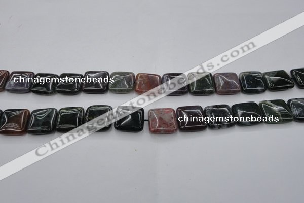 CAG6778 15.5 inches 12*12mm square Indian agate beads wholesale