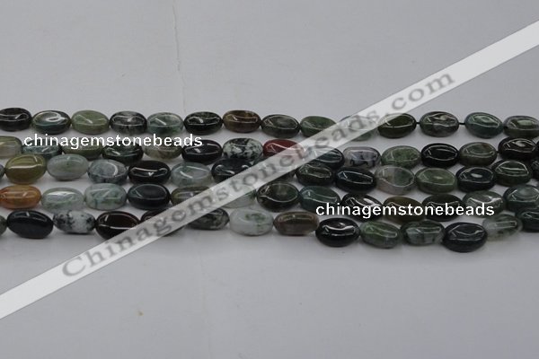 CAG6788 15.5 inches 8*10mm oval Indian agate beads wholesale