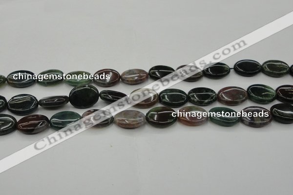 CAG6795 15.5 inches 10*14mm oval Indian agate beads wholesale