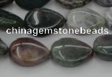 CAG6802 15.5 inches 12*16mm flat teardrop Indian agate beads