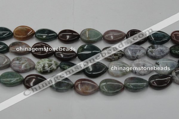 CAG6805 15.5 inches 18*25mm flat teardrop Indian agate beads