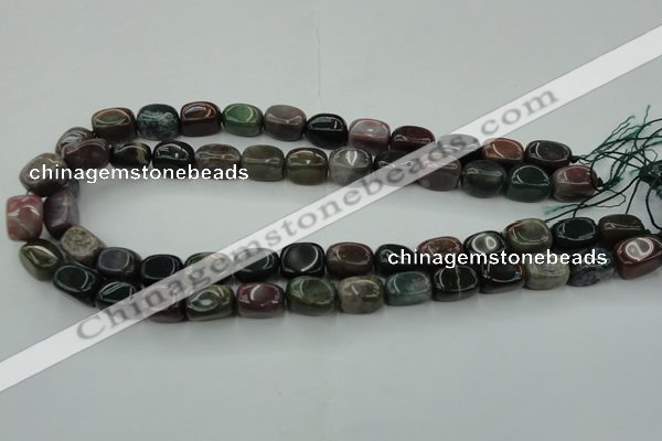 CAG6834 15.5 inches 10*15mm nuggets Indian agate beads wholesale