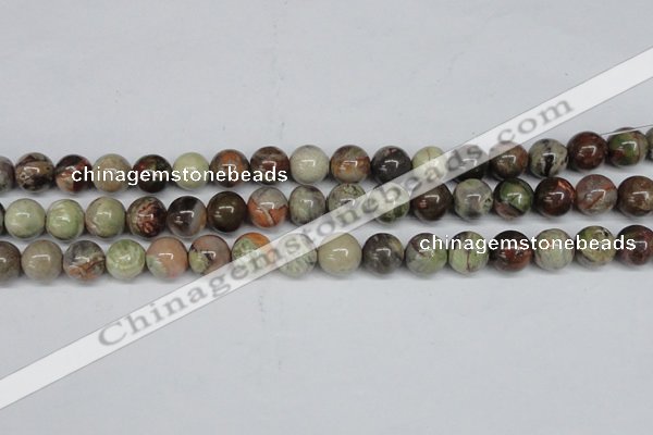 CAG7003 15.5 inches 10mm round ocean agate gemstone beads