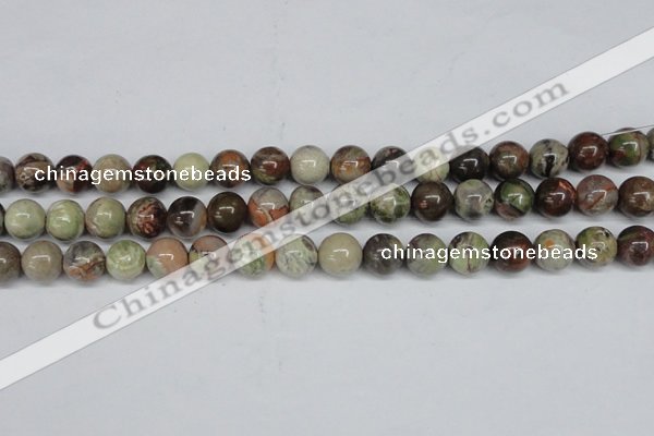 CAG7004 15.5 inches 12mm round ocean agate gemstone beads