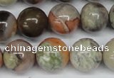 CAG7005 15.5 inches 14mm round ocean agate gemstone beads