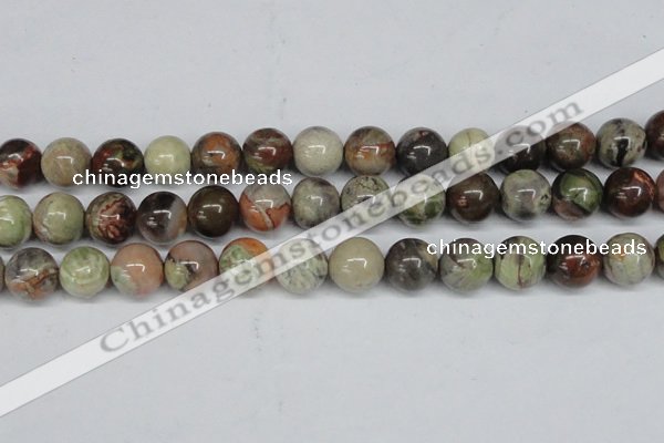 CAG7006 15.5 inches 16mm round ocean agate gemstone beads