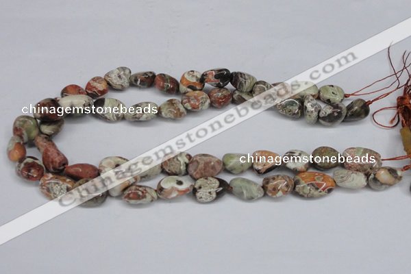 CAG7020 15.5 inches 10*12mm - 12*14mm nuggets ocean agate beads