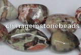 CAG7021 15.5 inches 13*18mm - 15*20mm nuggets ocean agate beads