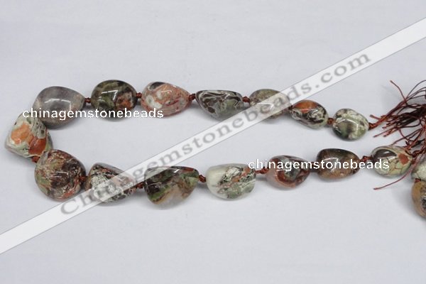 CAG7022 15.5 inches 18*25mm - 22*35mm nuggets ocean agate beads