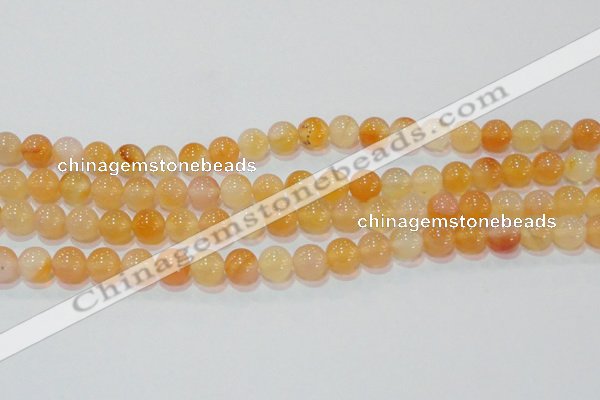 CAG7132 15.5 inches 8mm round red agate gemstone beads