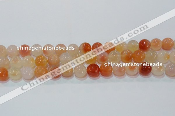 CAG7135 15.5 inches 14mm round red agate gemstone beads