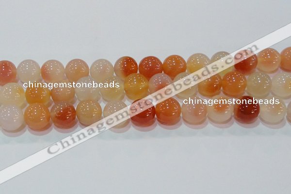 CAG7136 15.5 inches 16mm round red agate gemstone beads