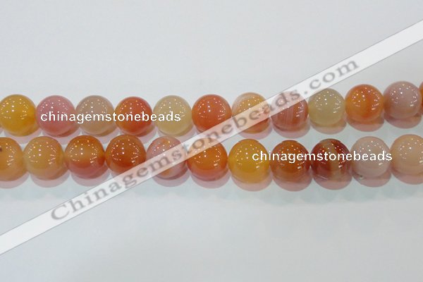 CAG7138 15.5 inches 20mm round red agate gemstone beads