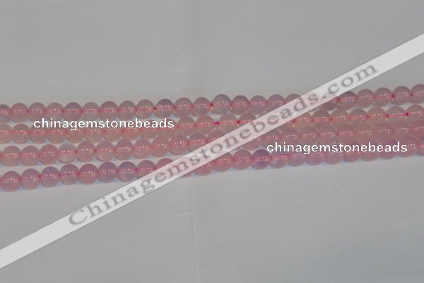 CAG7150 15.5 inches 6mm round pink agate gemstone beads