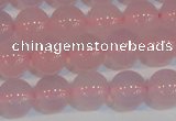 CAG7152 15.5 inches 10mm round pink agate gemstone beads