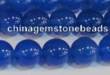 CAG7161 15.5 inches 10mm round blue agate gemstone beads