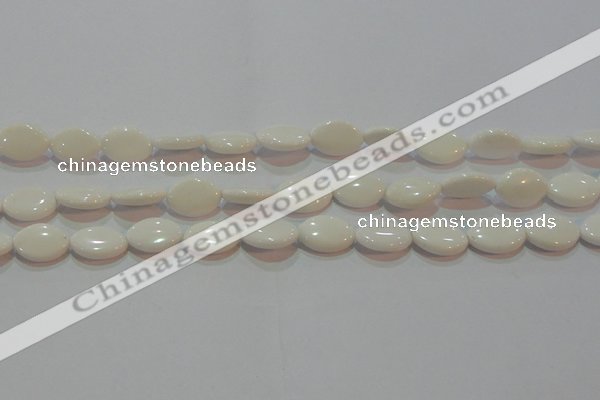 CAG7229 15.5 inches 12*16mm marquise white agate gemstone beads