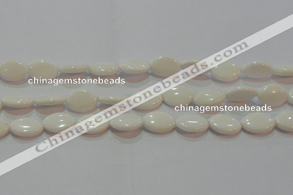 CAG7231 15.5 inches 15*20mm marquise white agate gemstone beads