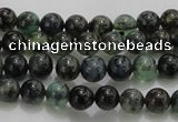 CAG7320 15.5 inches 4mm round dragon veins agate beads wholesale