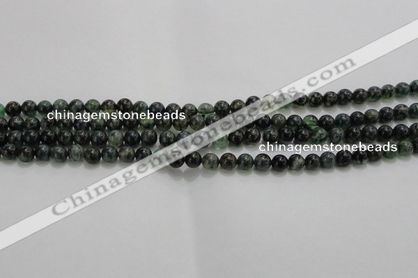 CAG7321 15.5 inches 6mm round dragon veins agate beads wholesale