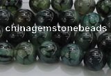 CAG7322 15.5 inches 8mm round dragon veins agate beads wholesale