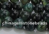 CAG7323 15.5 inches 10mm round dragon veins agate beads wholesale