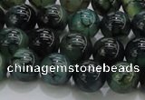 CAG7323 15.5 inches 10mm round dragon veins agate beads wholesale