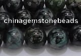 CAG7325 15.5 inches 14mm round dragon veins agate beads wholesale