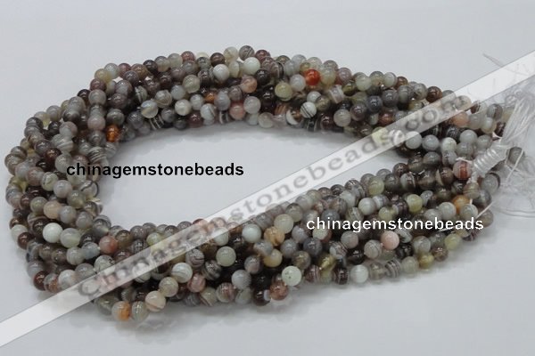 CAG735 15.5 inches 6mm round botswana agate beads wholesale