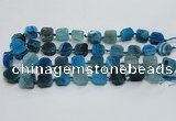 CAG7353 15.5 inches 14*15mm - 16*18mm octagonal dragon veins agate beads