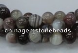 CAG736 15.5 inches 8mm round botswana agate beads wholesale