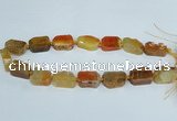 CAG7388 15.5 inches 15*20mm - 18*25mm freeform dragon veins agate beads