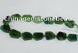 CAG7396 15.5 inches 18*25mm - 20*28mm freeform dragon veins agate beads