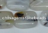 CAG7422 15.5 inches 15*20mm rectangle Montana agate beads