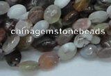 CAG753 15.5 inches 6*8mm faceted oval botswana agate beads