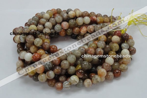 CAG765 15.5 inches 12mm round yellow agate gemstone beads wholesale