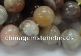 CAG766 15.5 inches 14mm round yellow agate gemstone beads wholesale