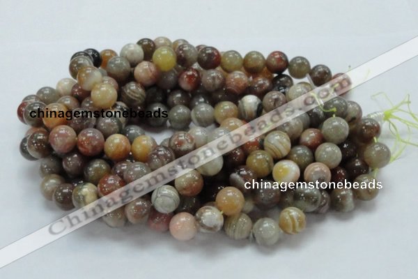 CAG766 15.5 inches 14mm round yellow agate gemstone beads wholesale