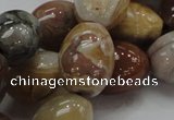 CAG774 15.5 inches 16*21mm rice yellow agate gemstone beads