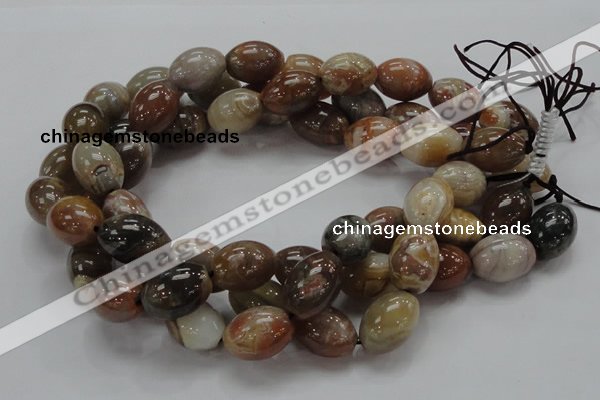 CAG774 15.5 inches 16*21mm rice yellow agate gemstone beads